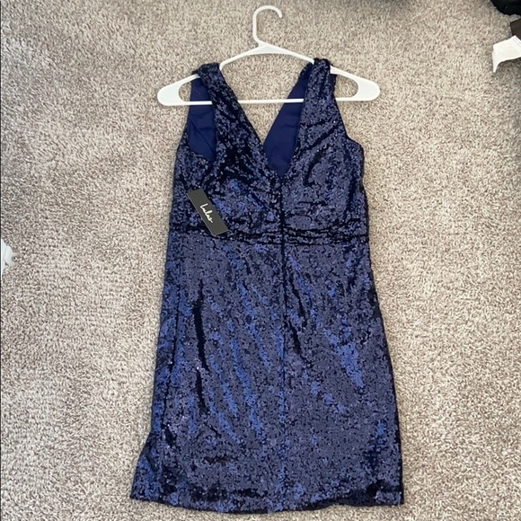 sparkly blue dress from lulus - Picture 2 of 2